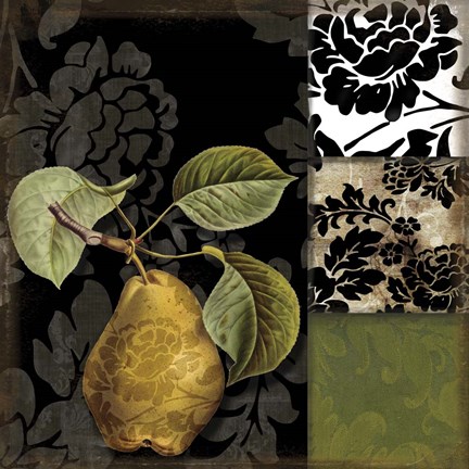 Framed Damask Lerain II Print