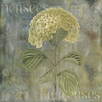 Framed Pensees Heureuses Print