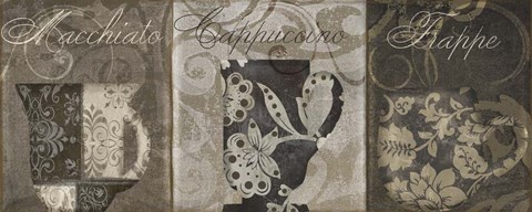 Framed Coffee Flavors II Print