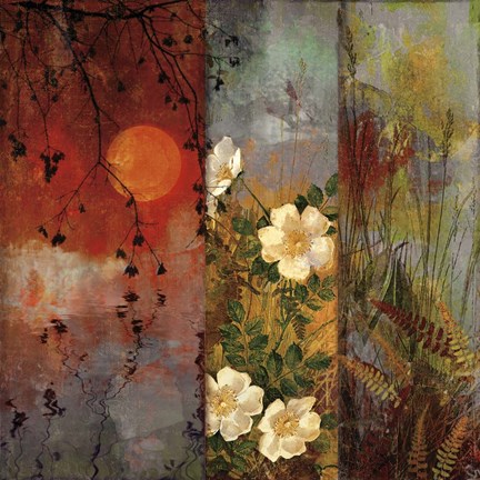 Framed Whisper Forest Moon II Print