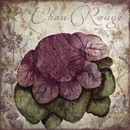 Framed Legumes Francais IV Print