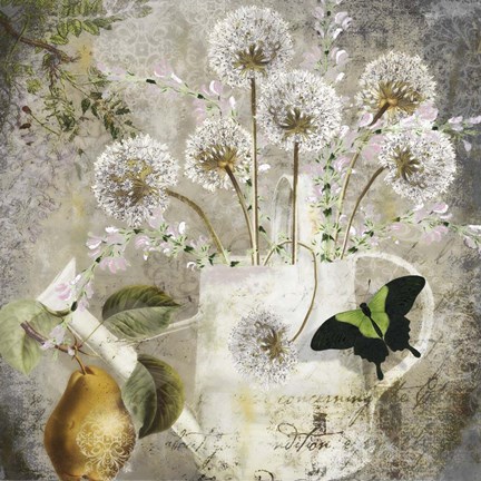 Framed Shabby Cottage I Print