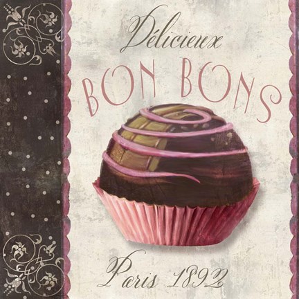 Framed Patisserie I Print