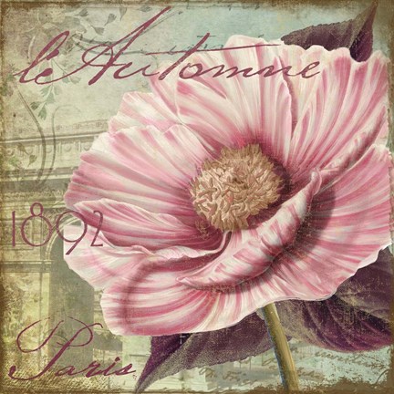 Framed Saisons I Print