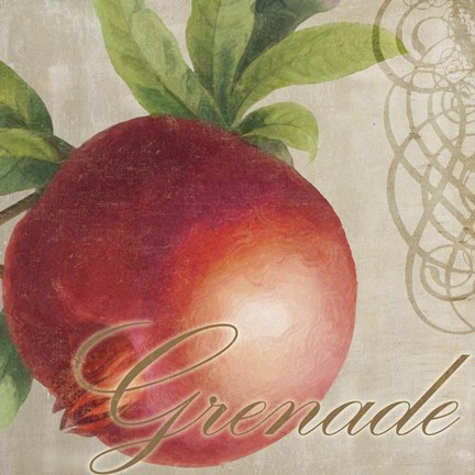 Framed Fruits Classique II Print