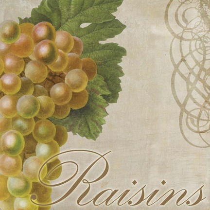 Framed Fruits Classique VI Print