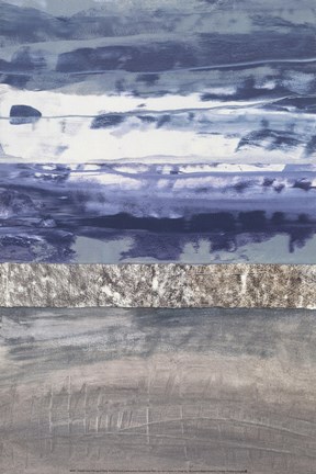 Framed Coastal Hues II Print