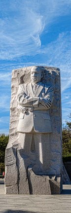 Framed Martin Luther King Jr. Memorial at West Potomac Park, Washington DC Print