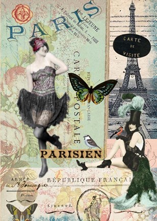 Framed April in Paris Print