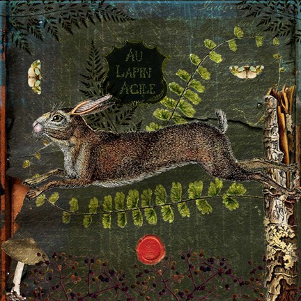 Framed Au Lapin Agile Print