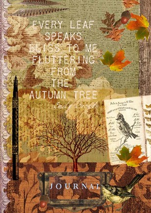 Framed Autumn Leaf Print