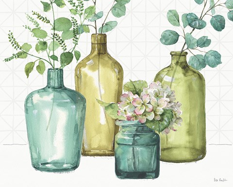 Framed Mixed Greens LXII Print