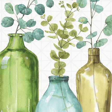 Framed Mixed Greens LVI Print