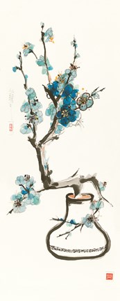 Framed Blue Blossom Print