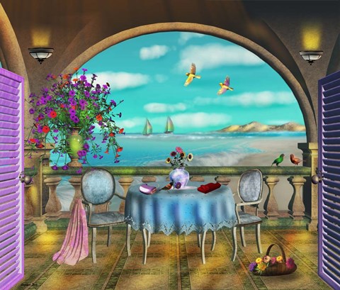 Framed Ocean of Dreams Print