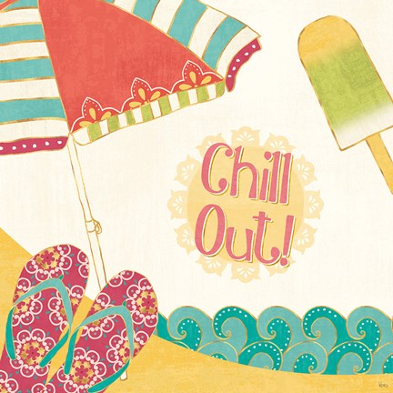 Framed Fun in the Sun I Print