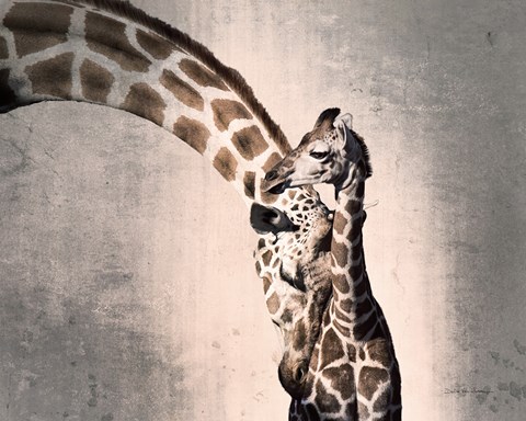 Framed Mother and Son Print