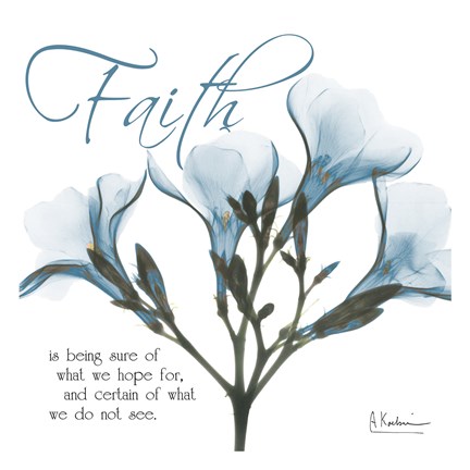 Framed Faith Oleander Print