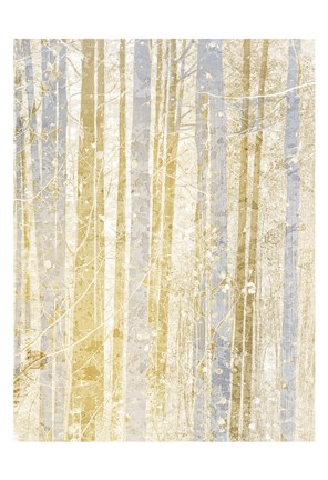 Framed Gilded Forest 3 Print
