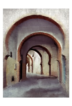 Framed Streets of Morocco Print