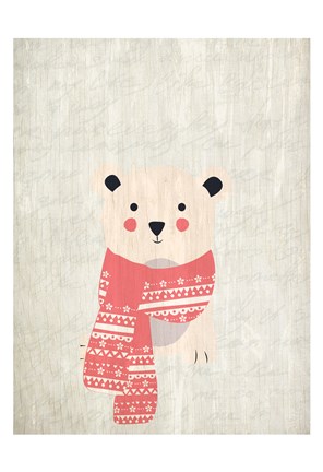 Framed Winter Scarfs 2 Print