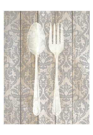 Framed Antique Cutlery 1 Print