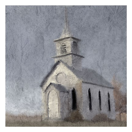 Framed Country Church Print