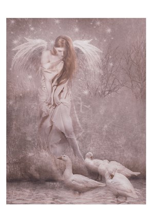 Framed Winged Fairie II Print