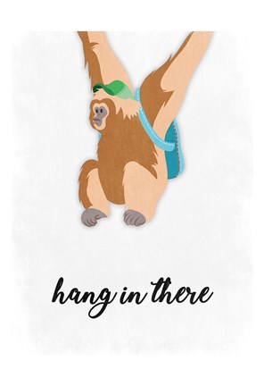 Framed Hang In There Print