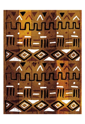 Framed Wood Tribe Print