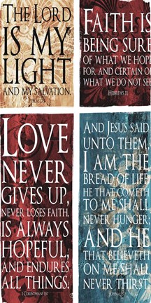 Framed Lord Faith Love Jesus Print
