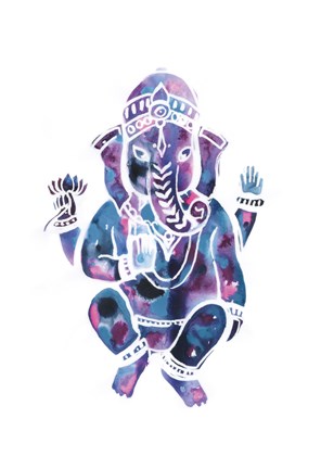 Framed Buddha Elephant Print