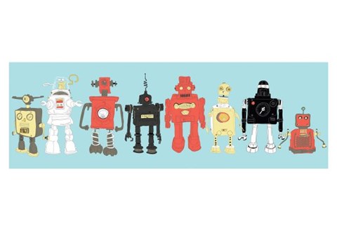 Framed Robot Horizon Print