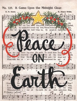 Framed Peace on Earth Print