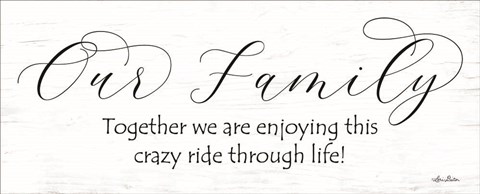 Framed Crazy Ride Print