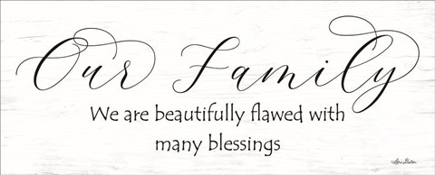 Framed Our Family Print