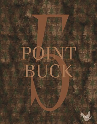 Framed Woodland Buck 2 Print