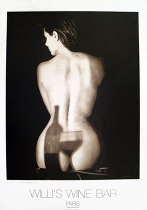 Framed Willi's Wine Bar - Paris Print