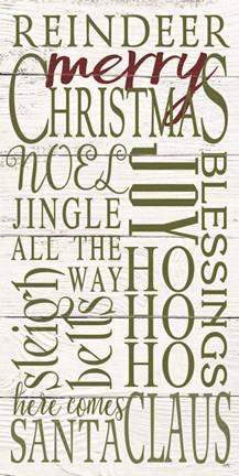 Framed Merry Christmas Print