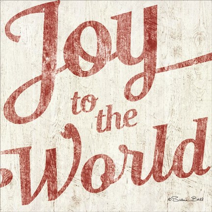 Framed Joy to the World Print