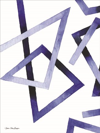 Framed Abstract Watercolor III Print