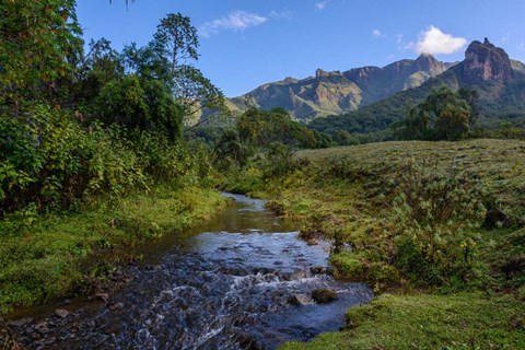 Framed Harenna Escarpment Bale Mountains National Park Ethiopia Print