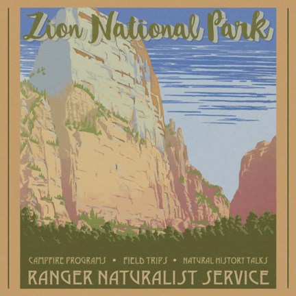Framed Zion National Park Print