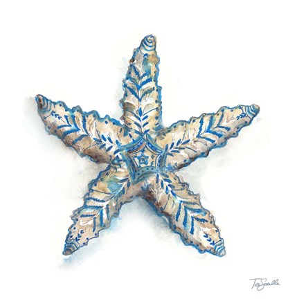 Framed Bohemian Shells III Print