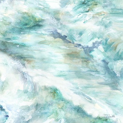Framed Ocean Waves II Print