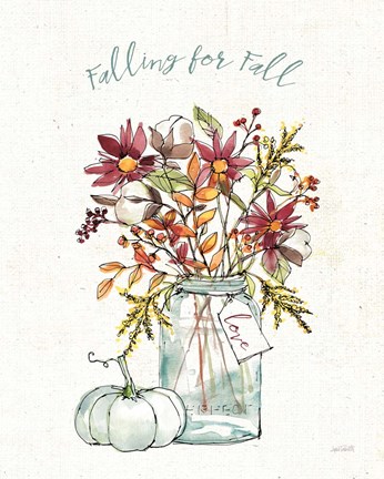 Framed Festive Foliage II Print