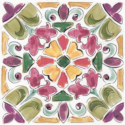 Framed Wine Country IX Print