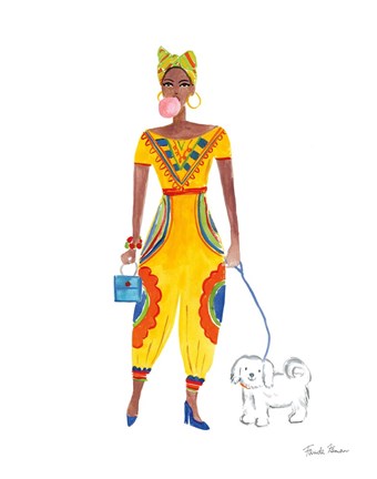 Framed International Girls I Print