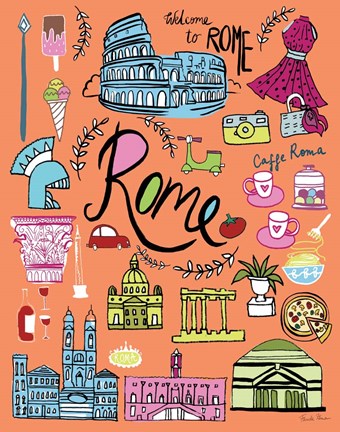 Framed Travel Rome Print