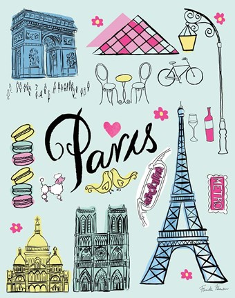 Framed Travel Paris Print